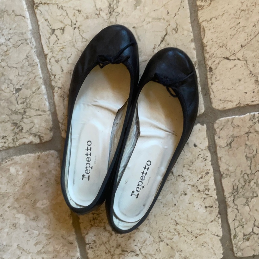 Repetto Black Flats